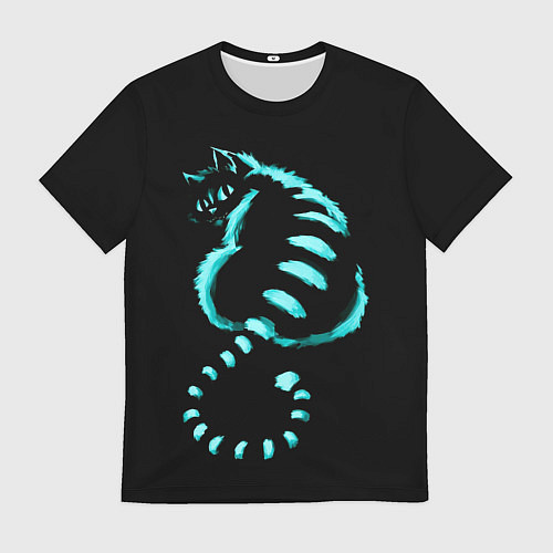 Мужская футболка ВОЛШЕБНЫЙ КОТ / 3D-принт – фото 1