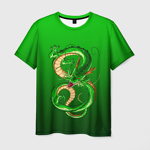 Мужская футболка Земляной анимешный дракон / 3D-принт – фото 1