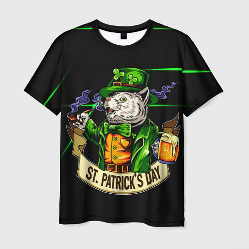 Мужская футболка Saint Patricks Day / 3D-принт – фото 1