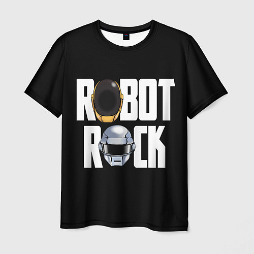 Мужская футболка Robot Rock / 3D-принт – фото 1