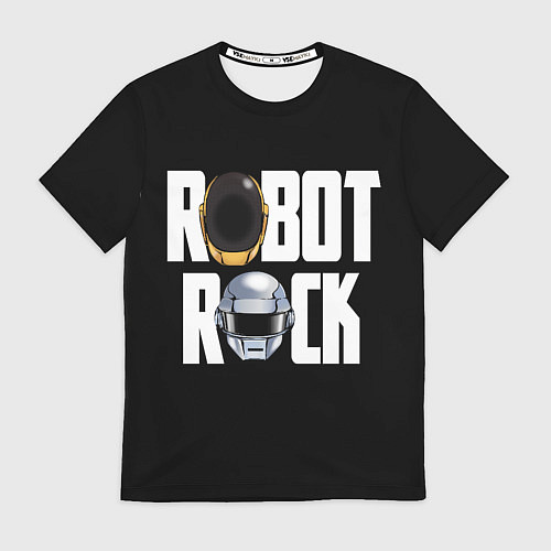 Мужская футболка Robot Rock / 3D-принт – фото 1