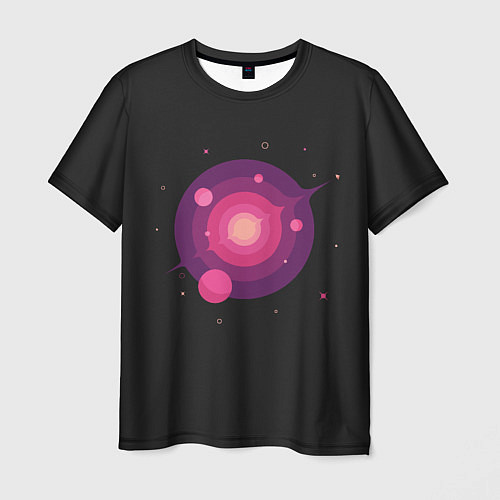 Мужская футболка Межзвездное путешествие / 3D-принт – фото 1