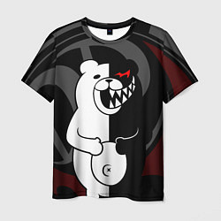 Футболка мужская MONOKUMA МОНОКУМА DANGANRO, цвет: 3D-принт