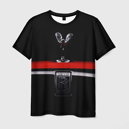 Мужская футболка Темный Ролс-Ройс / 3D-принт – фото 1