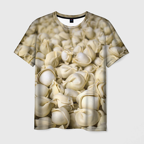 Мужская футболка Пельмени / 3D-принт – фото 1