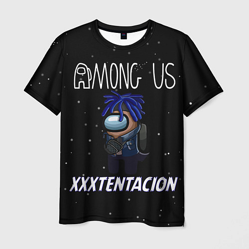 Мужская футболка Among Us- XXXTENTACION / 3D-принт – фото 1