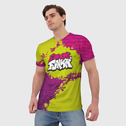 Футболка мужская Friday Night Funkin Кислотный, цвет: 3D-принт — фото 2
