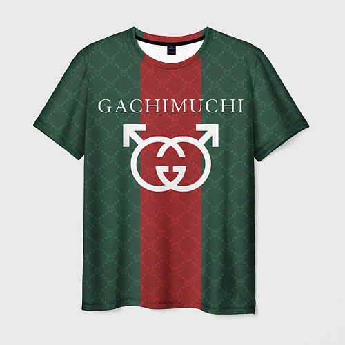 Мужская футболка GACHI GUCCI за 1330 ₽ купить в магазине ПлейПринт  (10288248703301)