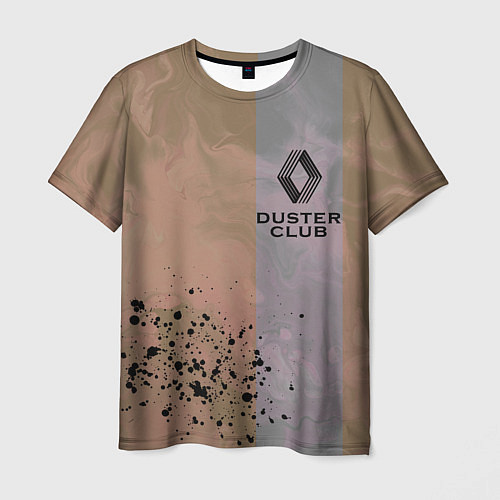 Мужская футболка Renault Duster Club Рено Дастер Клуб / 3D-принт – фото 1