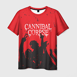 Футболка мужская Cannibal Corpse Труп Каннибала Z, цвет: 3D-принт