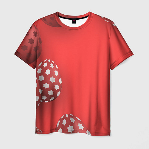 Мужская футболка Пасха / 3D-принт – фото 1