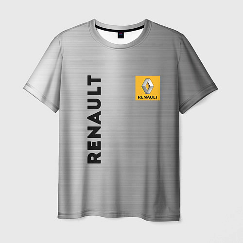 Мужская футболка Renault Сталь / 3D-принт – фото 1