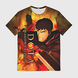 Футболка мужская DOTA: Кровь дракона, цвет: 3D-принт