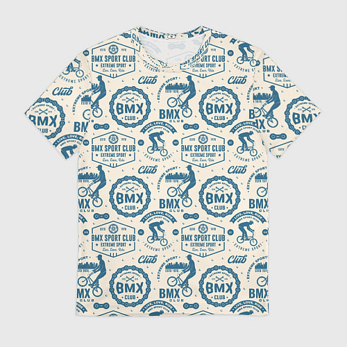 Мужская футболка BMX / 3D-принт – фото 1