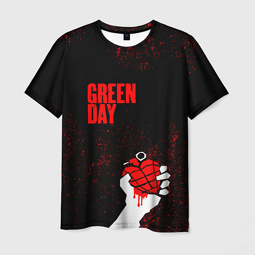 Мужская футболка Green day / 3D-принт – фото 1