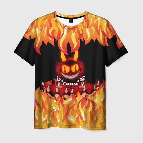 Мужская футболка CUPHEAD DEVIL / 3D-принт – фото 1