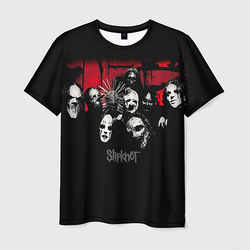 Мужская футболка Slipknot Группа / 3D-принт – фото 1
