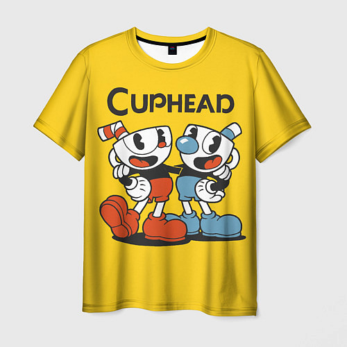 Мужская футболка CUPHEAD / 3D-принт – фото 1