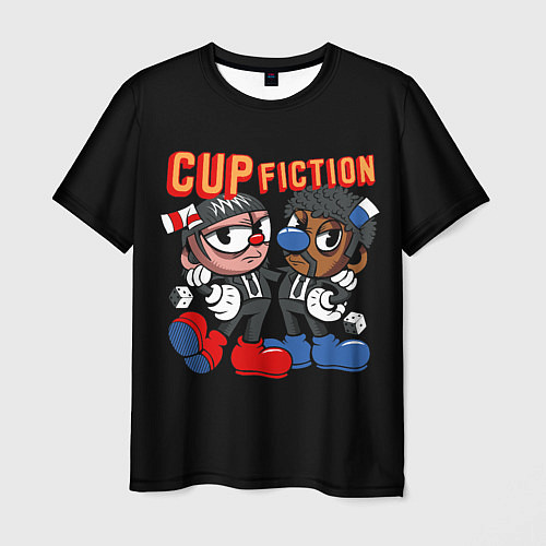 Мужская футболка CUP FICTION / 3D-принт – фото 1