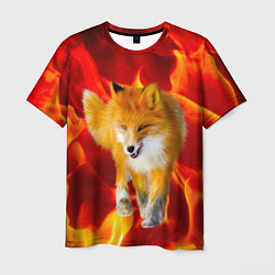 Мужская футболка Fire Fox