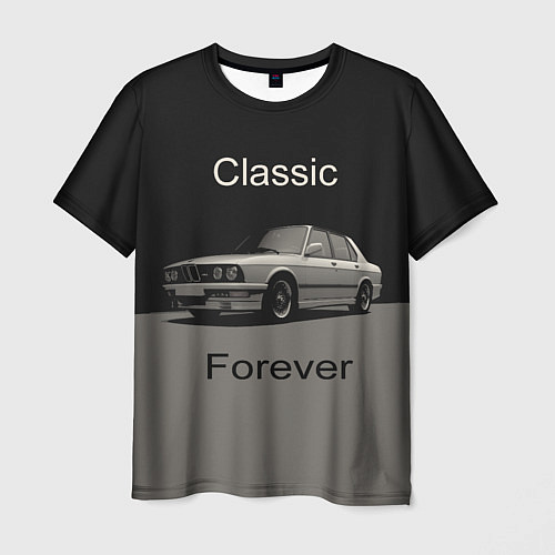 Мужская футболка Classic Forever / 3D-принт – фото 1