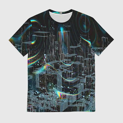 Мужская футболка Симуляция / 3D-принт – фото 1