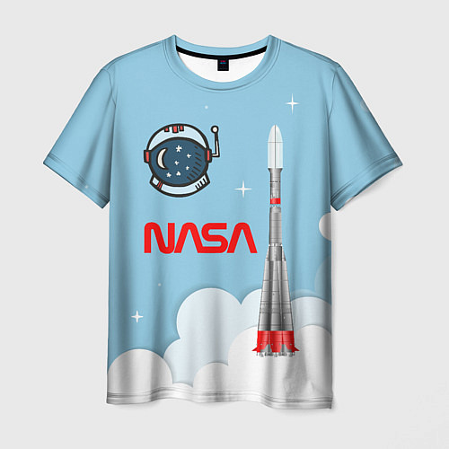 Мужская футболка Mission NASA / 3D-принт – фото 1