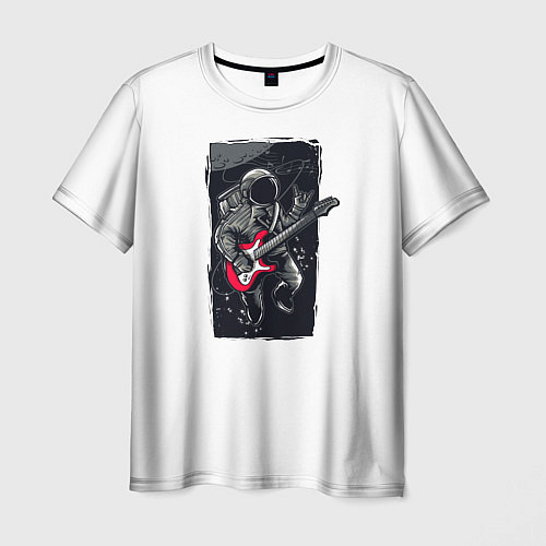 Мужская футболка Астронавт музыкант / 3D-принт – фото 1