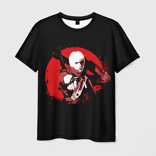 Мужская футболка Кровавый Данте / 3D-принт – фото 1