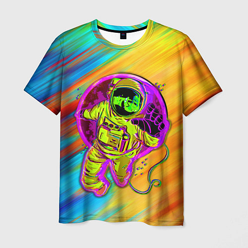 Мужская футболка Alone Astranaut / 3D-принт – фото 1