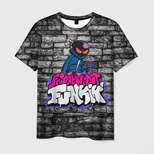Мужская футболка Friday Night Funkin Bomb man B / 3D-принт – фото 1