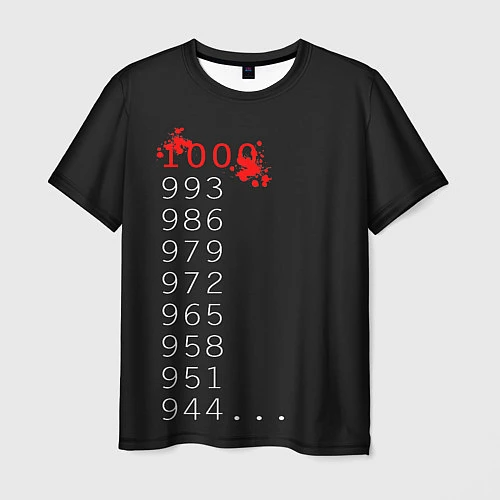 Мужская футболка 1000 - 7 Tokyo Ghoul / 3D-принт – фото 1