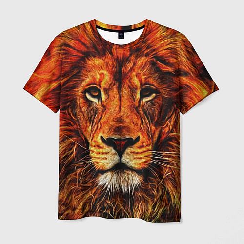 Мужская футболка LION / 3D-принт – фото 1