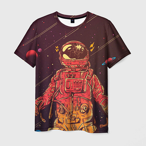 Мужская футболка Космос / 3D-принт – фото 1