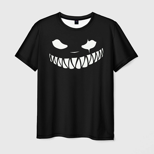 Мужская футболка Злая улыбка / 3D-принт – фото 1