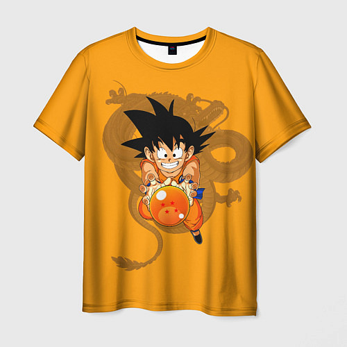 Мужская футболка Kid Goku / 3D-принт – фото 1