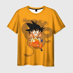 Футболка мужская Kid Goku, цвет: 3D-принт