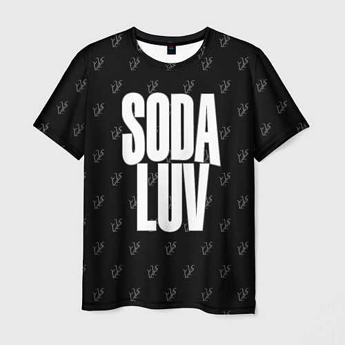 Мужская футболка Репер - SODA LUV / 3D-принт – фото 1