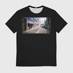 Футболка мужская Аниме улица, цвет: 3D-принт
