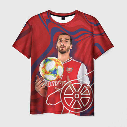 Мужская футболка Henrikh Mkhitaryan Arsenal / 3D-принт – фото 1