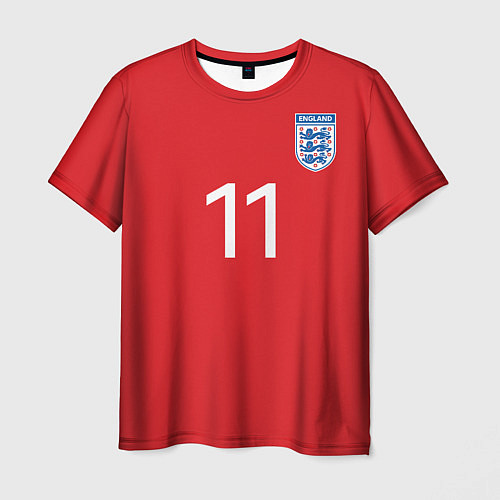 Мужская футболка №11 Сборной Англии Vardy / 3D-принт – фото 1