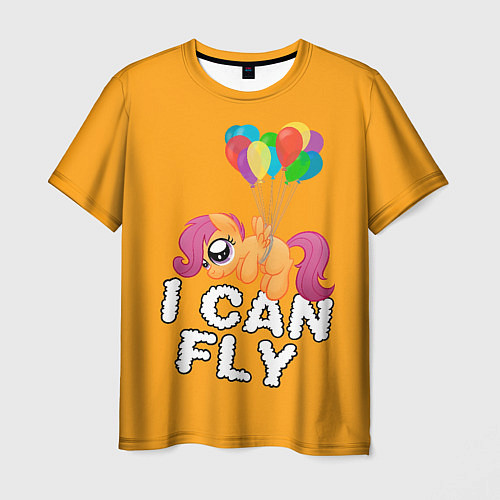 Мужская футболка Я могу летать / 3D-принт – фото 1