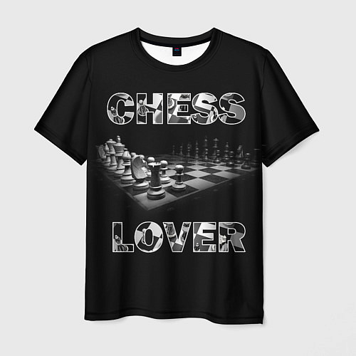 Мужская футболка Chess Lover Любитель шахмат / 3D-принт – фото 1