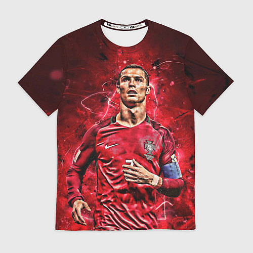 Мужская футболка Cristiano Ronaldo Portugal / 3D-принт – фото 1