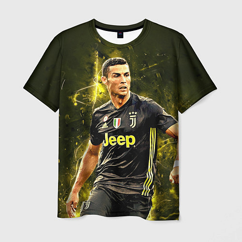 Мужская футболка Cristiano Ronaldo Juventus / 3D-принт – фото 1
