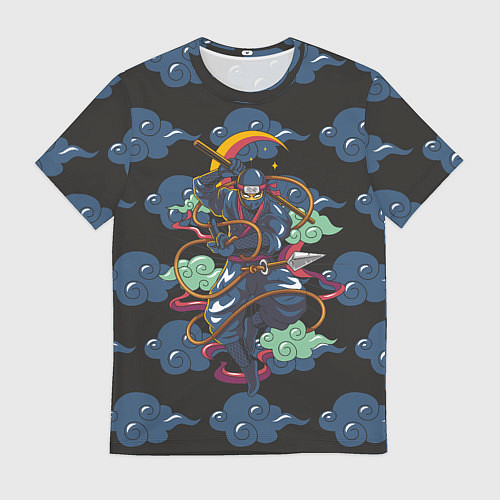 Мужская футболка Ниндзя / 3D-принт – фото 1