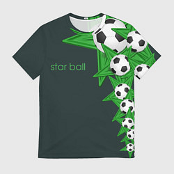 Футболка мужская Star ball, цвет: 3D-принт