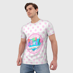 Футболка мужская Doki Doki Literature Club, цвет: 3D-принт — фото 2
