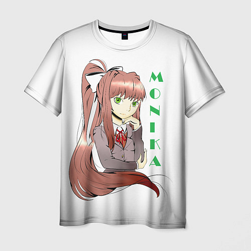 Мужская футболка Doki Doki MONIKA / 3D-принт – фото 1