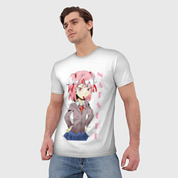 Футболка мужская Doki Doki NATSUKI, цвет: 3D-принт — фото 2